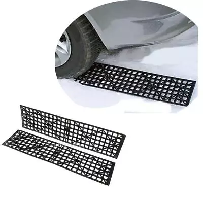 2pcs Auto Traction Mat Foldable Car Wheel Anti Skid Pad Recoveries Traction • $19.48