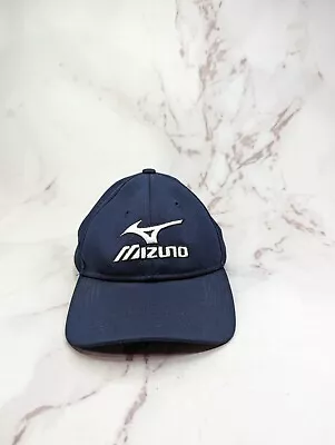 Mizuno Hat Blue Dad Cap Stretchback Flex Fit OSFA Mesh Embroidered Golf  • $3.14