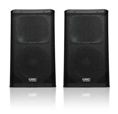 2x QSC KW122 12  2-way 1000 Watts 75° Axisymmetric Active Dj / Pa Loudspeaker • $2699.98