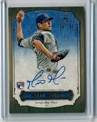 MATT MOORE 2012 Topps Five Star ROOKIE AUTOGRAPH #/150 Texas RANGERS RC AUTO • $2.99