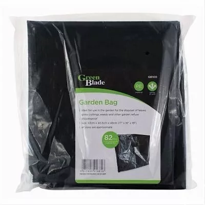 X-Large Garden Grass Waste Bags Heavy Duty Refuse Storage Sacks Handles 82L • £4.09