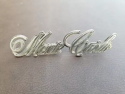 Chevy OEM 1973-1977 Monte Carlo Fender Vintage Script Emblem Badge Logo 328945 • $9.99