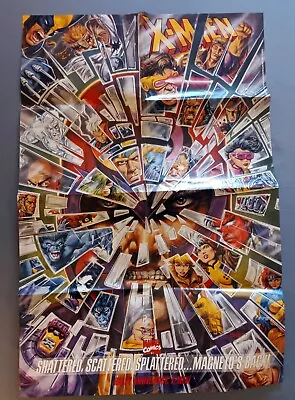 X-men Shattered Scattered Splattered Promo Poster 32  X 22  Folded 1993 • $32