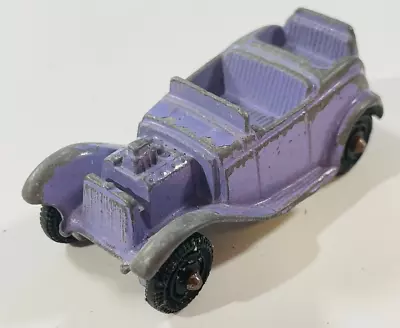 Vintage Diecast Metal Tootsietoy Purple Roadster Coupe Car Made In USA • $4.99