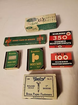 Vintage Office Supplies Dennison Marlboro Ace Noesting Dart Lot Of 7 • $11