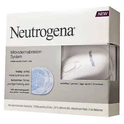 1 Neutrogena Microdermabrasion System 12 Puff Refills Included Discontinued • $427.42