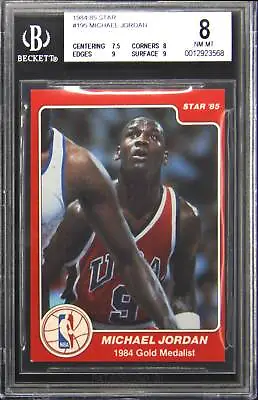 1984-85 Star #195 Michael Jordan BGS 8 • $8595