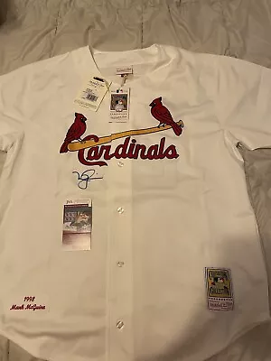 Mark McGwire Autographed Mitchell & Ness  Jersey Signed St. Louis Cardinals JSA • $559.99