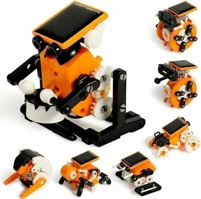 STEM 7-in-1 Education Solar Robot Toys -182 Pieces DIY Building Science • $18.62