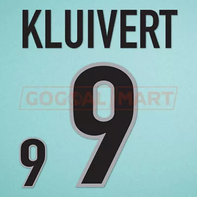 Kluivert #9 1998 Holland/Netherlands Homekit Nameset Printing • £13.19