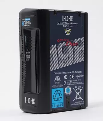 IDX System Technology DUO-C198 191Wh 14.4V High-Load Li-Ion V-Mount Battery • £279.99