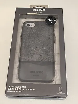 £7.99 • Buy Jack Spade Color Block Case Grey Black For Iphone 7 8 SE 2020 4.7 
