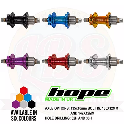 Hope Pro 5 Trial Single Speed Rear Hub - All Colors And Options  - Brand New • $290.84