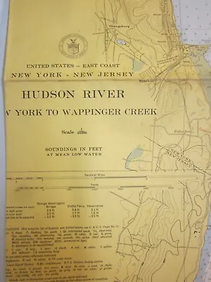 US Coast And Geodetic Maritime Survey  1955  Chart  Chesapeake Bay Smith Point • $24.95