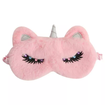 Soft Sleep Masks Face Eye Covers Unicorn Sleep Masks Kids Sleep Mask Rabbit • £5.57