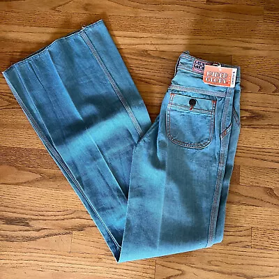70s Deadstock Vintage Faded Glory Bell Bottom Jeans Waist Measures 25  • $95