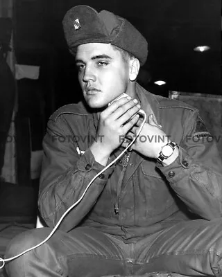 ELVIS PRESLEY Photo Picture ARMY MILITARY Photograph Print #2 In 8x10 Or 11x14 • $4.95