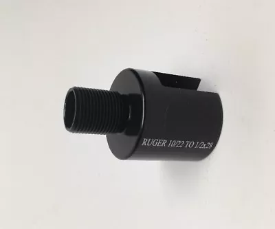 Ruger 1022 10/22 Thread Barrel Adapter 1/2-28 1/2x28 Slip On Adapter • $14.99