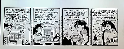 Nancy Comic Strip Original Art Guy Gilchrist December 8 2012 Fritzi Ritz • $144.30