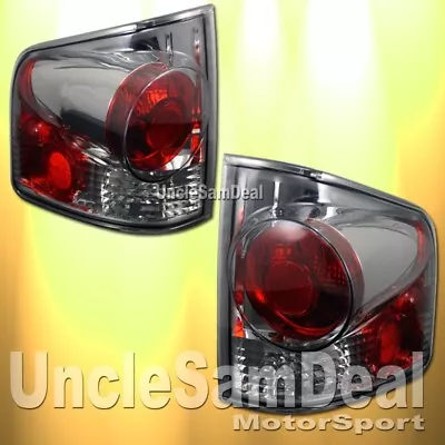 For Chevy S10 Sonoma Smoke Lens Chrome Housing Tail Lights Direct Fit Pair • $66.99