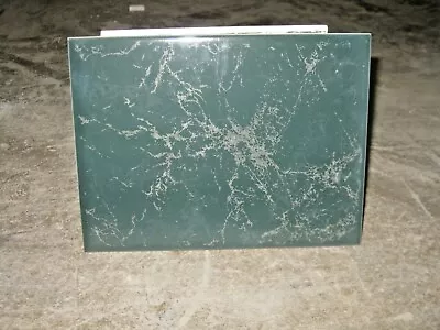 Marbleized  6x8 Dal Tile Ceramic Pine Green Brite Bath Remodel Wall (1 Tile) • $11.60