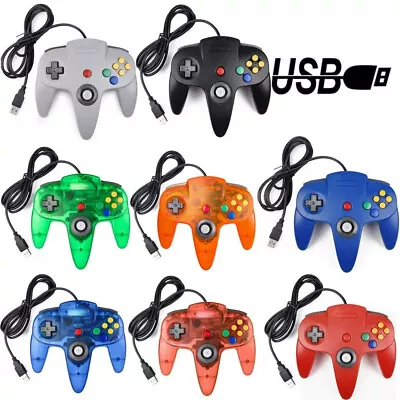 Wired Gamepad Joystick For Nintendo64 N64 USB Controller For Raspberry Pi PC MAC • $14.99