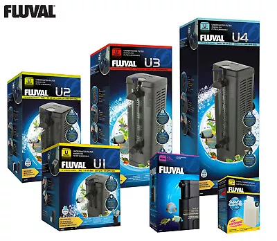 Fluval U Series U1 U2 U3 U4 Internal Submersible Filters Aquarium Fish Tank • £21.99
