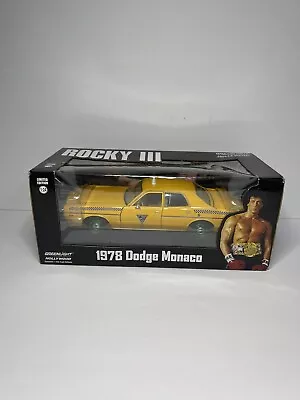 Greenlight Hollywood Rocky 1978 Dodge Monaco Green Machine Chase 1:24 • $29.88