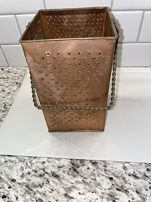 Vintage Copper & Brass Cheese Grater Unused 8 By5inch Nonmagnetic • $30