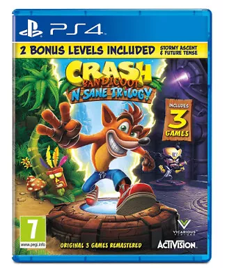 (PlayStation 4 Crash Bandicoot N. Sane Trilogy) - Crash Bandicoot N.Sane • $67.44