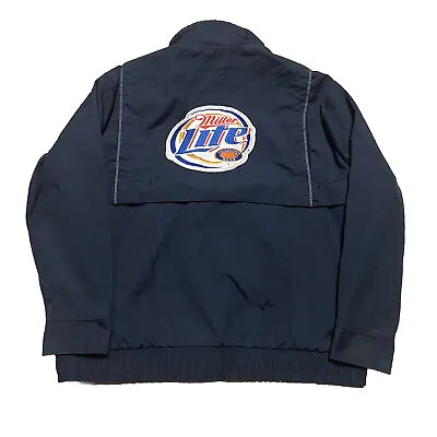 Vintage Riverside Miller Lite Work Jacket Men’s L Long • $38.25