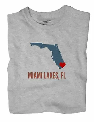 Miami Lakes Florida FL T-Shirt HEART • $18.99