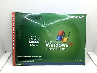 WINDOWS XP Home Edition Version 2002 Microsoft SEALED -DELL ONLY** NEW • $18