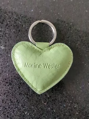 Martine Wester Leather Heart Key Ring • £9.99