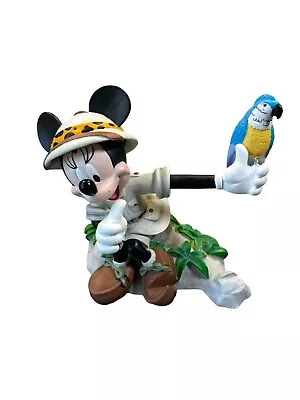 Disney Animal Kingdom Safari Parrot Mickey Mouse Photo Holder Figurine • $21.95