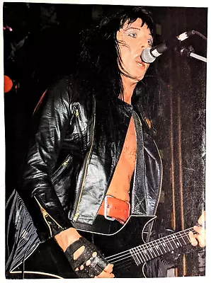 W.a.s.p. / Blackie Lawless Live / Magazine Full Page Pinup Poster Clipping (7) • $12.99