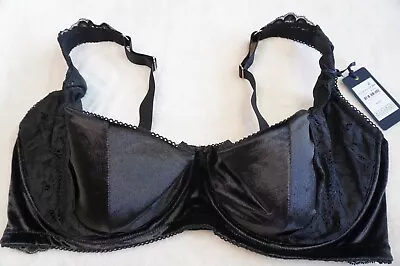 Fox And Royal CITY CHIC PLUS SIZE 20F-G Sylvie Bra Sexy Lingerie Black 1/4 Cup • $32.99