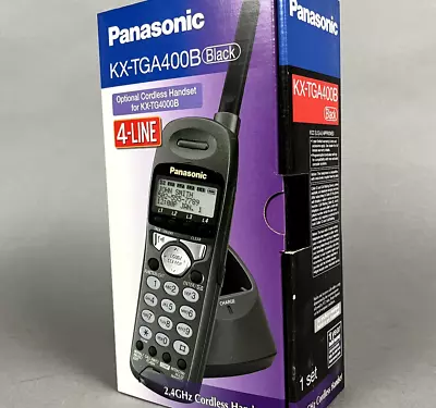 Panasonic KX TGA400 2.4GHz 4 Line Expansion Handset New Op Bx New After Mkt Batt • $129.99