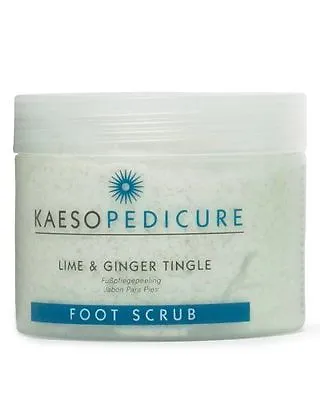 KAESO BEAUTY LIME & GINGER TINGLE FOOT SCRUB - 450ml Pedicure • £10.75