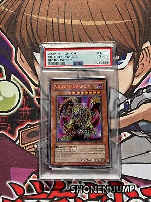 Yugioh Card Victory Dragon RP02 PSA Graded 4  • $225