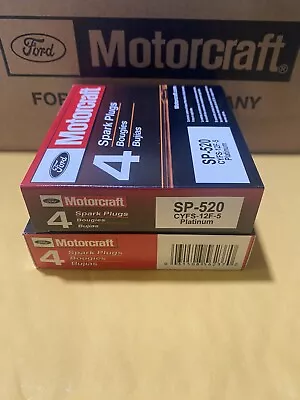 4PCS Spark Plugs For Genuine FORD MOTORCRAFT SP520 OEM CYFS12F5 Platinum 3.5 3.7 • $16.90