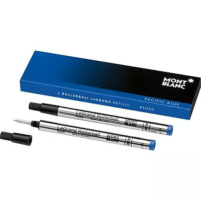 Montblanc Rollerball LeGrand Refills (B) Pacific Blue 113841 – Pen Refills For M • $25.49