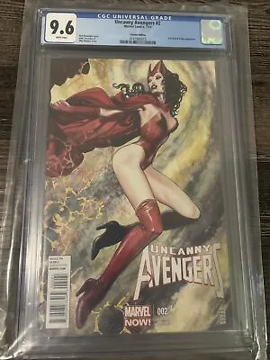 Uncanny Avengers 2 Variant Milo Manara CGC 9.6 Scarlet Witch • $399