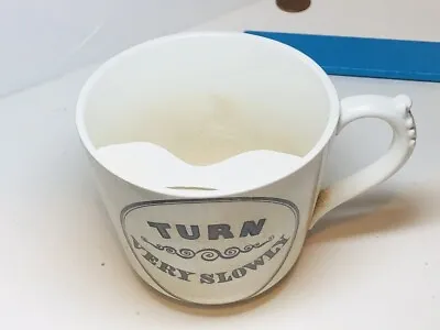Vintage Turn Very Slowly Mustache Cup - Large Collection • $21