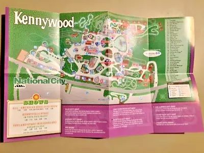 2006 Kennywood Pittsburgh Amusement Park Map Brochure Guide Phantom Coaster • $2.49