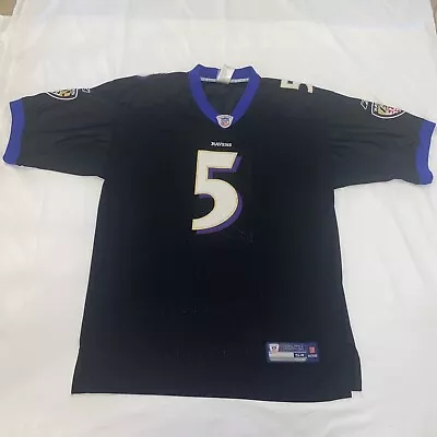 Vintage Reebok Joe Flacco Baltimore Ravens Authentic Jersey Mens Sz 54 2XL XXL • $32.50