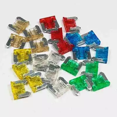 24-120PCS Mixed Micro Low Profile Mini Fuses 5A-30A Kit For Car Van Auto • $6.99