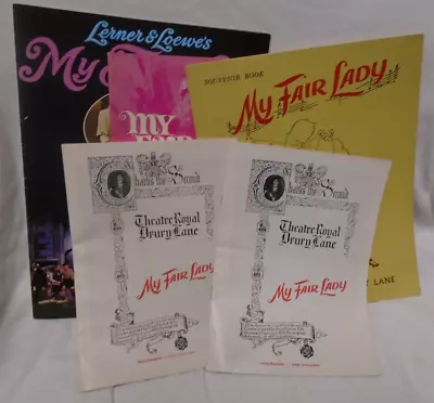 My Fair Lady Theatre Programmes - 5 In Total - 1956-1979 • £30