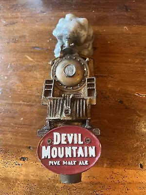 Devil Mountain Locomotive Beer Tap Handle Train Five Malt Ale Vintage • $39.99