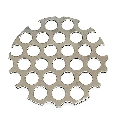 £3.50 • Buy Qty 2 PERFORATED DISCS Sheet Metal 10mm Ø Hole X 13mm Pitch